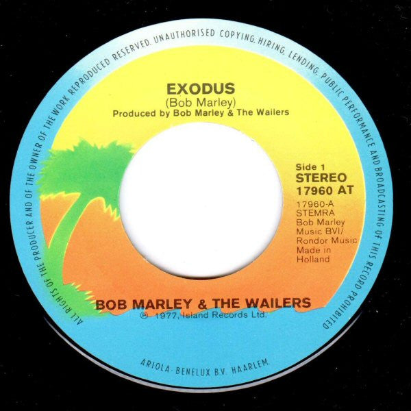 Bob Marley & The Wailers : Exodus (7", Single)