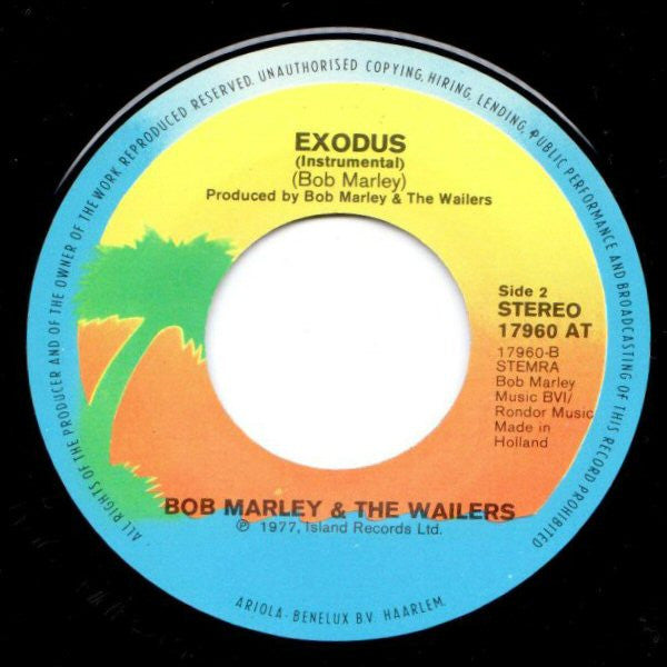 Bob Marley & The Wailers : Exodus (7", Single)