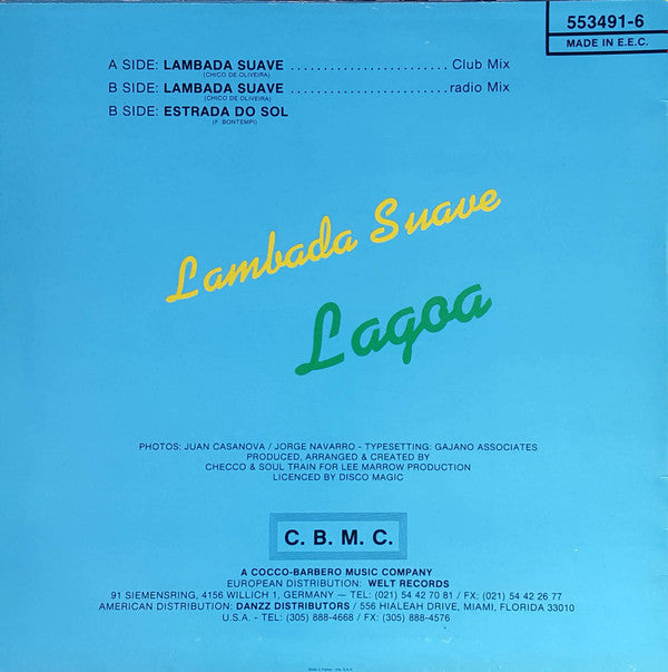 Lagoa : Lambada Suave (12")