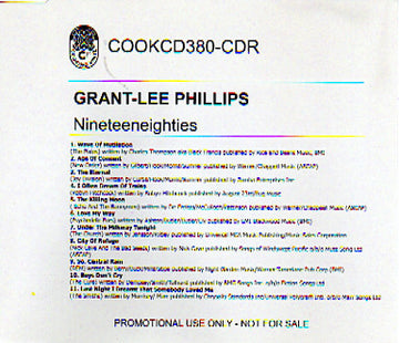 Grant Lee Phillips : Nineteeneighties (CDr, Album, Promo)