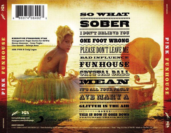 P!nk : Funhouse (CD, Album, RE)