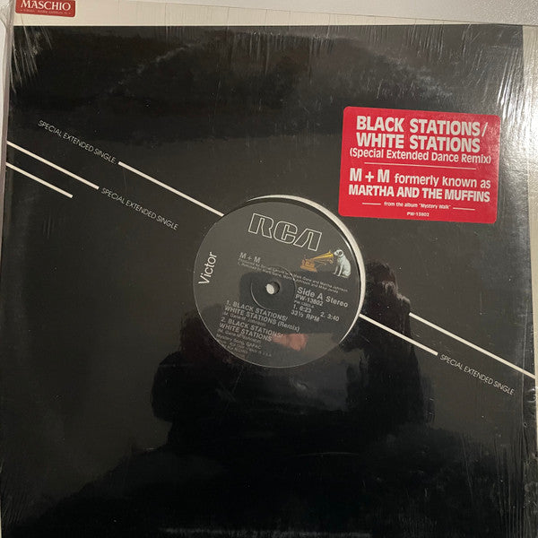 M + M : Black Stations / White Stations (12")