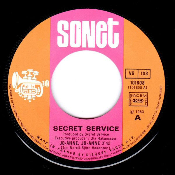 Secret Service : Jo-Anne, Jo-Anne (7", Single)