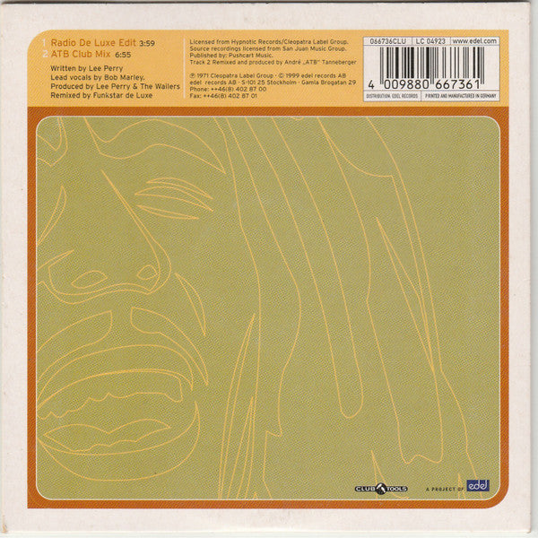 Bob Marley vs. Funkstar De Luxe : Sun Is Shining (CD, Single)