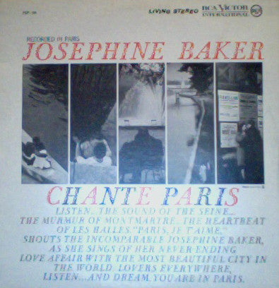 Josephine Baker : Chante Paris (LP, Album)