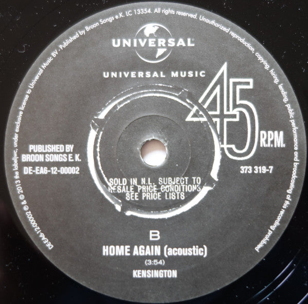 Kensington : Home Again (7")