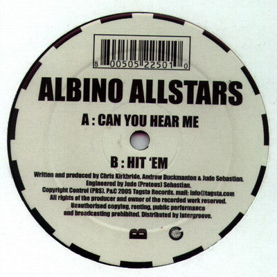 Albino Allstars : Can You Hear Me (12")