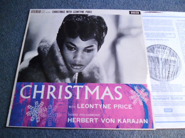 Leontyne Price : Christmas With Leontyne Price (LP, RP)