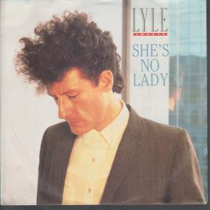 Lyle Lovett : She's No Lady (7", Single)