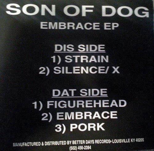 Son Of Dog : Embrace EP (7")