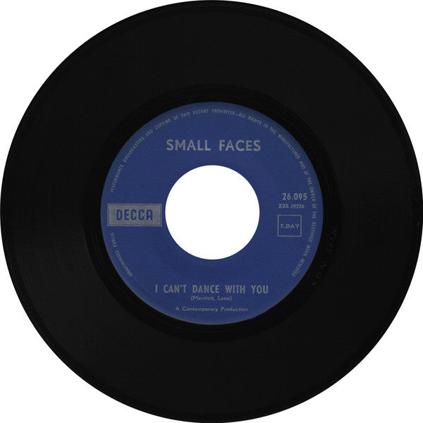 Small Faces : My Mind's Eye / I Can't Dance With You (7", Single)
