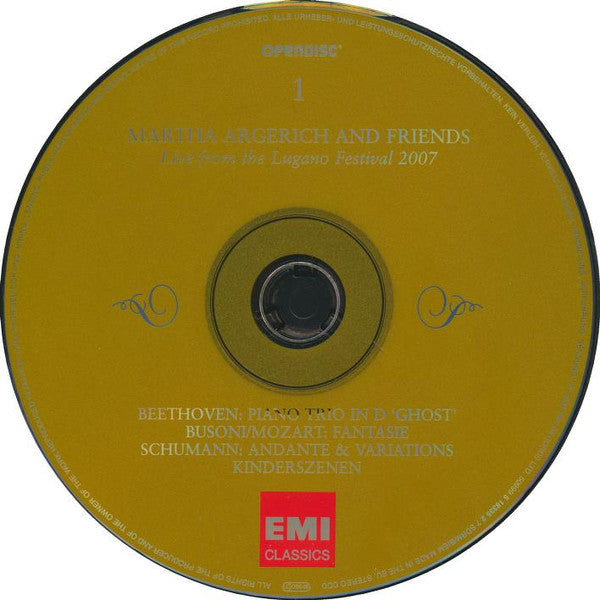 Martha Argerich And Friends : Live From The Lugano Festival 2007 (3xCD, Album)