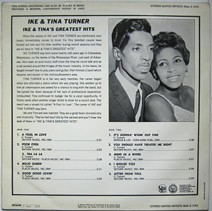 Ike & Tina Turner : Ike & Tina's Greatest Hits (LP, Comp)