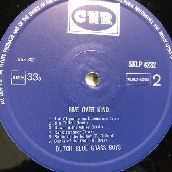 Dutch Bluegrass Boys : Five Of A Kind (LP)