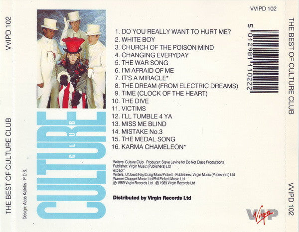 Culture Club : The Best Of Culture Club (CD, Comp)