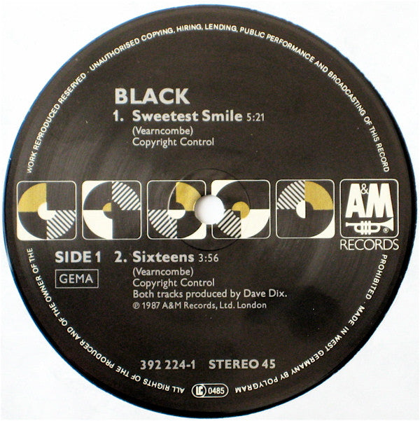 Black (2) : Sweetest Smile (12")