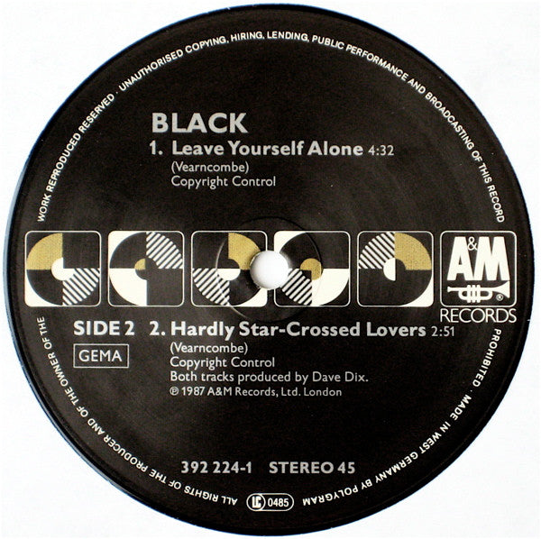 Black (2) : Sweetest Smile (12")