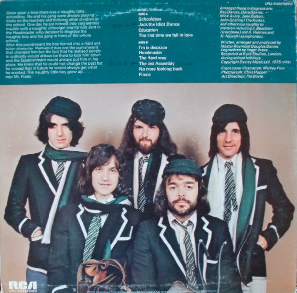 The Kinks : Schoolboys In Disgrace (LP, Album, Ind)