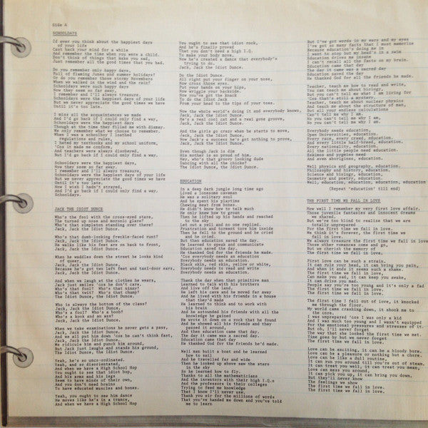 The Kinks : Schoolboys In Disgrace (LP, Album, Ind)