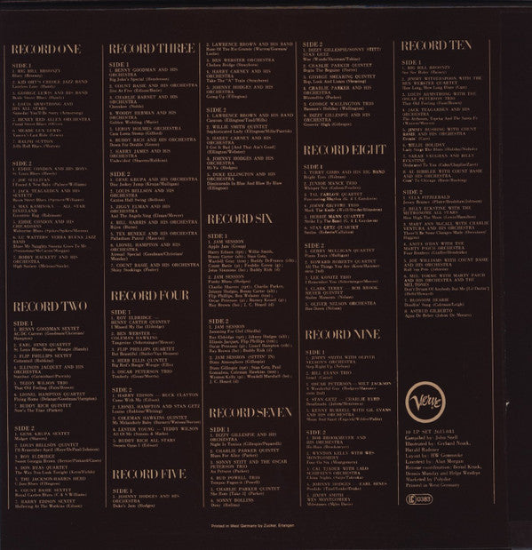 Various : History Of Jazz (10xLP, Comp + Box, Comp)