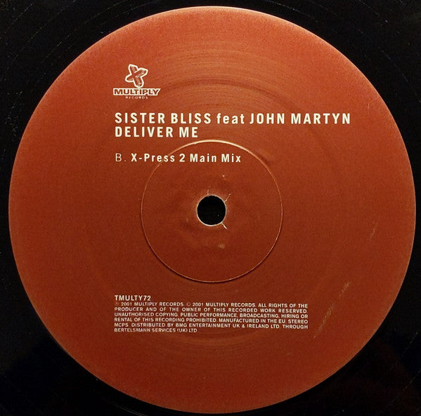 Sister Bliss Feat. John Martyn : Deliver Me (12")