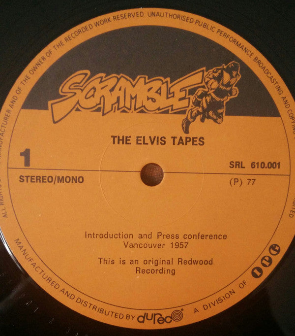 Elvis Presley : The Elvis Tapes (LP, Mono)