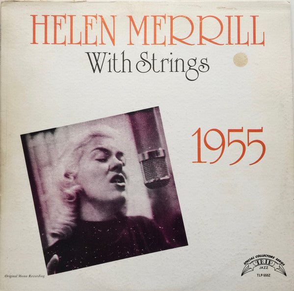 Helen Merrill : Helen Merrill With Strings (LP, Album, Mono, RE)