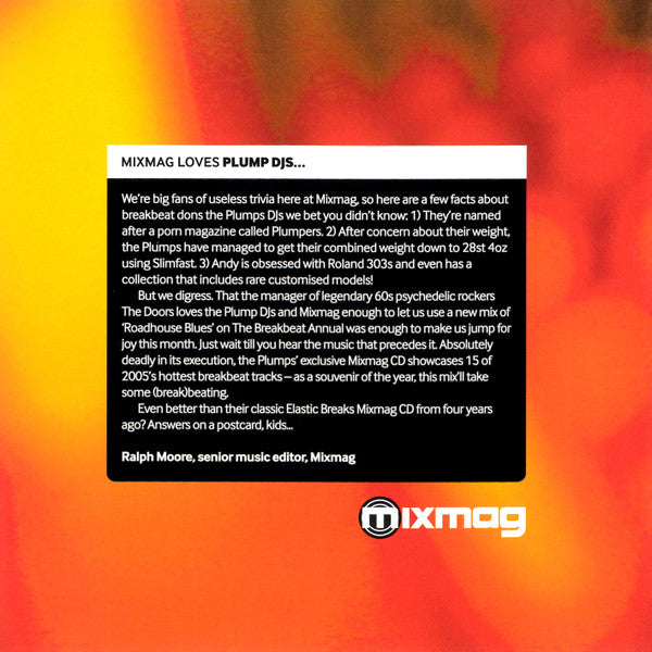 Plump DJs : The Breakbeat Annual (CD, Comp, Mixed, Jew)