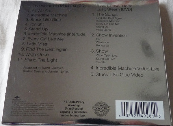 Sugarland (2) : The Incredible Machine (CD + DVD-V + Album, Dlx)