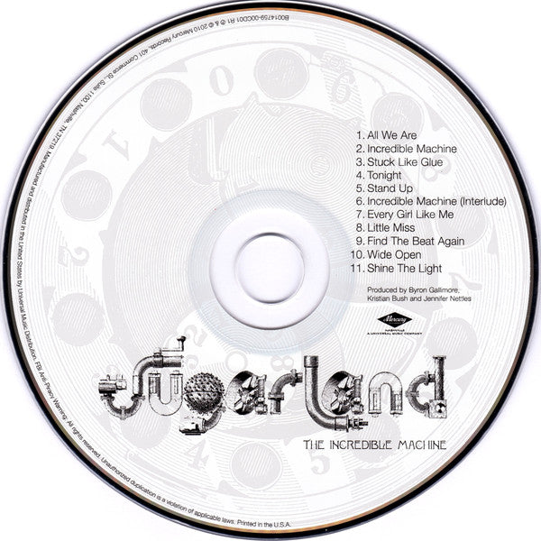 Sugarland (2) : The Incredible Machine (CD + DVD-V + Album, Dlx)