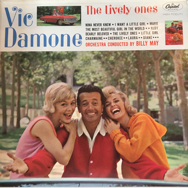 Vic Damone : The Lively Ones (LP, Album, Mono)