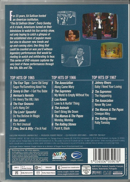 Various : Chart Toppers '65/'66/'67 (DVD, Comp)
