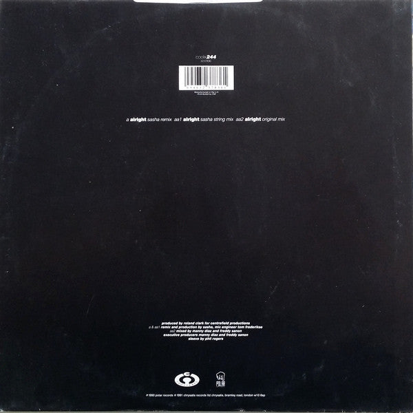Urban Soul : Alright (The Sasha Mixes) (12")