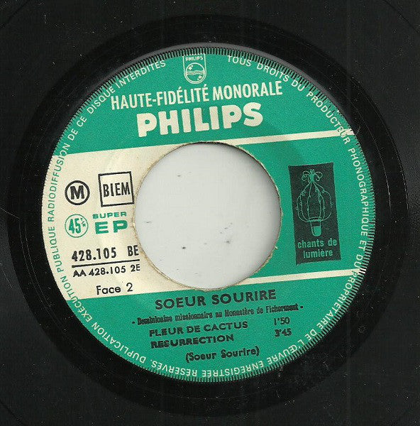Soeur Sourire : Fleur De Cactus (7", EP, Mono)