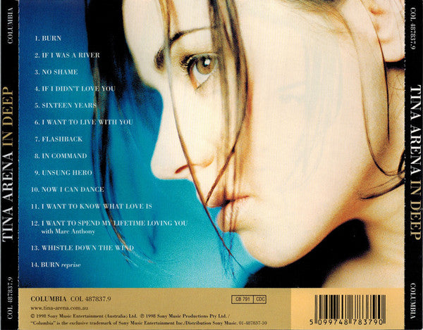 Tina Arena : In Deep (CD, Album)