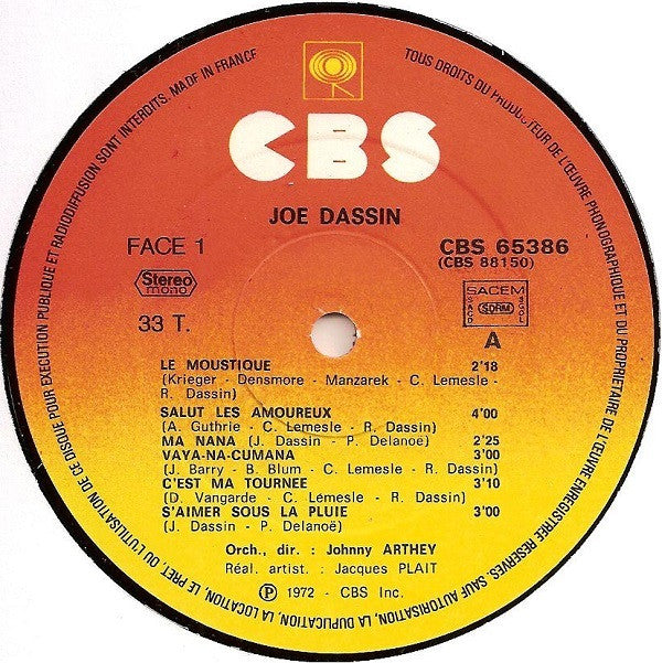 Joe Dassin : Grands Succès Vol.2 (2xLP, Comp, RE, Gat)