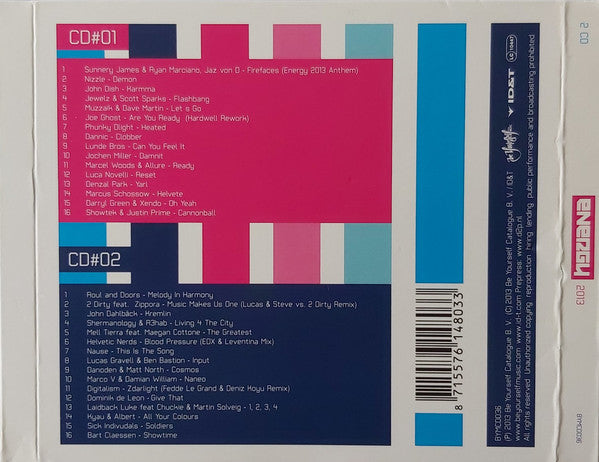 Various : Energy 2013 (2xCD, Comp, Mixed)