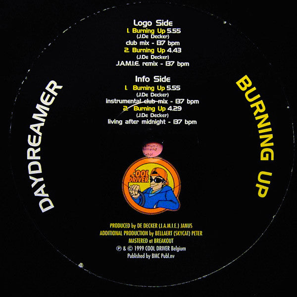 Daydreamer (2) : Burning Up (12")