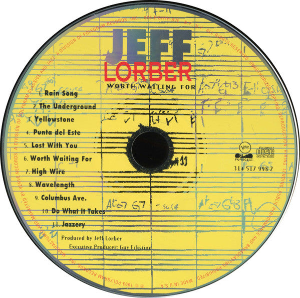 Jeff Lorber : Worth Waiting For (CD, Album)