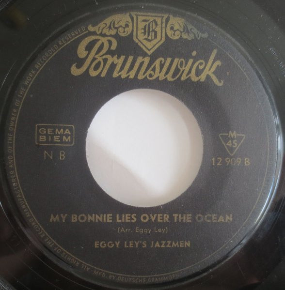 Eggy Ley's Jazzmen : Blues For St. Pauli / My Bonnie Lies Over The Ocean (7", Single)