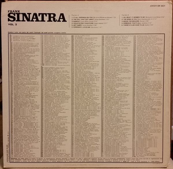 Frank Sinatra : Vol.2 (LP, Comp)