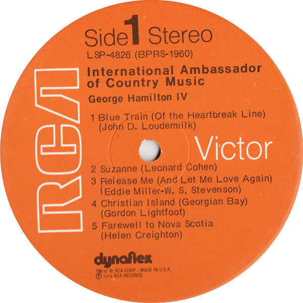 George Hamilton IV : International Ambassador Of Country Music (LP, Album)