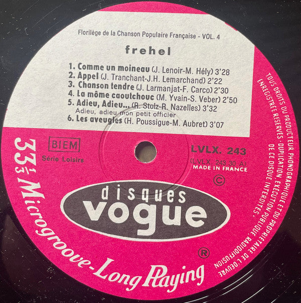 Fréhel : Frehel (LP, Comp)