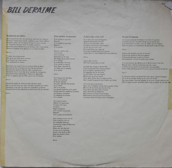 Bill Deraime : Energie Positive (LP, Album)