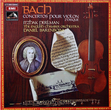 Johann Sebastian Bach - Itzhak Perlman, English Chamber Orchestra, Daniel Barenboim : Concertos Pour Violon, 2° Disque (LP)