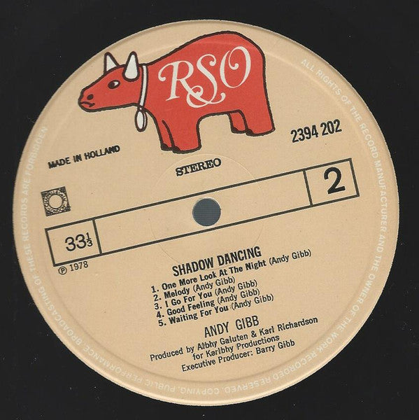 Andy Gibb : Shadow Dancing (LP, Album)