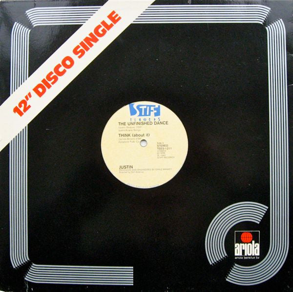 Justin Strauss : Think (About It) (12", Single, Gen)