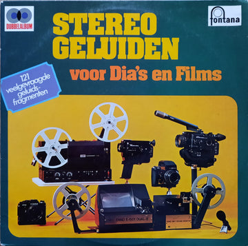 No Artist : Stereo Geluiden Voor Dia's En Films - 121 Veelgevraagde Geluids-fragmenten (2xLP, Album)