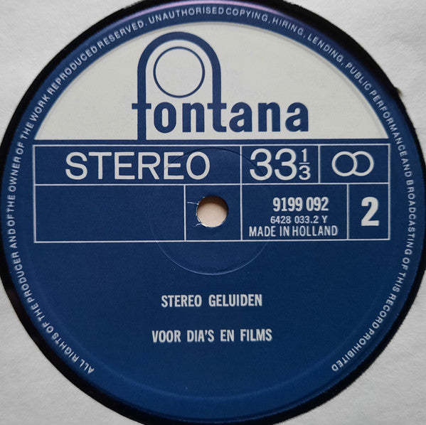 No Artist : Stereo Geluiden Voor Dia's En Films - 121 Veelgevraagde Geluids-fragmenten (2xLP, Album)