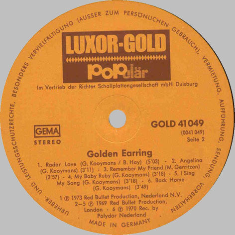 Golden Earring : Golden Earring (LP, Comp)